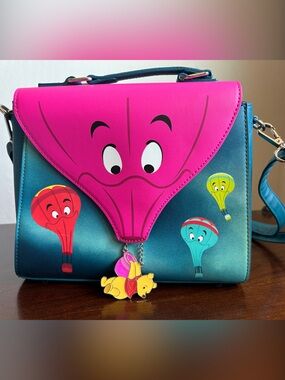 Disney Loungefly Winnie the Pooh Hot Air Balloon Crossbody Bag